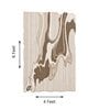 Beige Solid Woolen 48 x 72 Inches Hand Tufted Rug