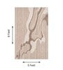 Beige Abstract Woolen 60 x 96 Inches Hand Tufted Rug