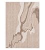 Beige Abstract Woolen 72 x 108 Inches Hand Tufted Rug