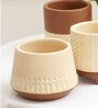 Gardenia Cream Terracotta Desk Pot