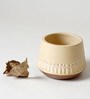 Gardenia Cream Terracotta Desk Pot
