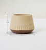 Gardenia Cream Terracotta Desk Pot