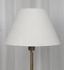 Shubra Cream Cotton Fabric Solid Lampshade