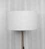 Groove Cream Cotton Fabric Solid Lampshade