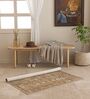 Cream Traditional Hand Woven 6 Ft X 4 Ft  Dhurrie