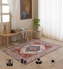 Cream Traditional Hand Woven 6 Ft X 4 Ft  Dhurrie