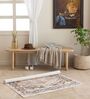 Cream Traditional Hand Woven 6 Ft X 4 Ft  Dhurrie