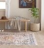 Cream Traditional Hand Woven 6 Ft X 4 Ft  Dhurrie
