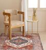 Cream Traditional Hand Woven 6 Ft X 4 Ft  Dhurrie