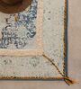 Cream Traditional Hand Woven 6 Ft X 4 Ft  Dhurrie