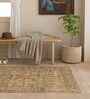 Cream Traditional Hand Woven 6 Ft X 4 Ft  Dhurrie