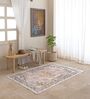 Cream Traditional Hand Woven 6 Ft X 4 Ft  Dhurrie
