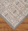 Cream Traditional Polyester 3 ft x 5 ft Machine Made Carpet