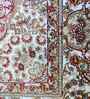 Maroon Traditional Polypropylene 4 ft x 6 ft Machine Made Carpet