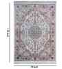 Cream Traditional Polypropylene 6 ft x 9 ft Machine Made Carpet