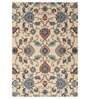 Cream Traditional Wool 5 ft x 7 ft Hand Tufted Carpet