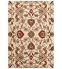 Cream Traditional Wool 5 ft x 7 ft Hand Tufted Carpet