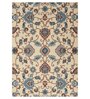 Cream Traditional Wool 6 ft x 9 ft Hand Tufted Carpet