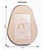 Cream Urban Leather Wall And Tabletop Photo Frame 5X7Inches
