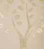 Cream Velvet Abstract 16X16 Inches Cushion Covers (Pack of 2)
