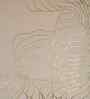 Cream Velvet Abstract 16X16 Inches Cushion Covers (Pack of 2)