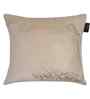 Cream Velvet Abstract 16X16 Inches Cushion Covers (Pack of 2)