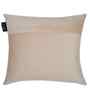 Cream Velvet Abstract 16X16 Inches Cushion Covers (Pack of 2)