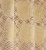 Cream Velvet Feather 5Ft Ring Top Window Curtain Pack of 1