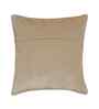 Cream Velvet Floral 12X12 Inches Cushion Covers (Pack of 5)