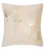 Cream Velvet Floral 16X16 Inches Cushion Covers (Pack of 2)
