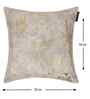 Cream Velvet Floral 16X16 Inches Cushion Covers (5Pcs)