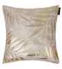 Cream Velvet Floral 16X16 Inches Cushion Covers (5Pcs)