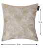 Cream Velvet Floral 16X16 Inches Cushion Covers (5Pcs)