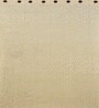 Cream Velvet Floral 7 Foot Ring Top Door Curtain