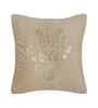 Cream Velvet Geometric 12X12 Inches Cushion Covers (Pack of 5)