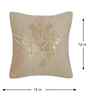 Cream Velvet Geometric 12X12 Inches Cushion Covers (Pack of 5)