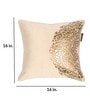 Cream Traditional Velvet 16 x 16 Inches Cushion Covers (Set of 5)