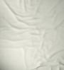 Cream Velvet Solid 5ft Regular Eyelet Window Curtains (2 Pc)