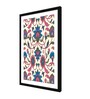 Mughal Flower Cream Vinyl Painting