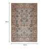 Cream Viscose Washed-out 5.3 ft x 7 ft Machine Made Carpet