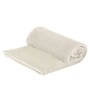Cream wool Solid 450 GSM Double Bed Comforter