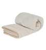 Cream Wool Solid 950 GSM  Double Bed Quilt