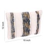 Cream Wool Tufted Striped 30x46 inches Cushion Covers Set of 2