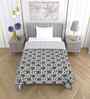 Creame Grey Royal Collection Single Bed Dohar Blanket