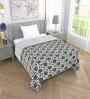 Creame Grey Royal Collection Single Bed Dohar Blanket