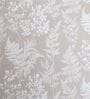 Creamy Beige Floral 400 TC Cotton Queen Size Flat Bedsheet With 2 Pillow Covers
