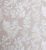 Creamy Beige Floral 400 TC Cotton Single Bed Size Flat Bedsheet With 2 Pillow Covers