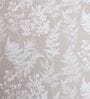 Creamy Beige Floral 400 TC Cotton Superking Size Fitted Bedsheet With 2 Pillow Covers