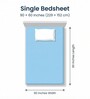 Creamy Beige Merino 125 GSM Single Bedsheet With 1 Pillow Cover