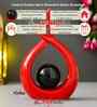 Creative Modern Spiral Decorative Statue Showpiece (Black Red)|Home Decoration Items for Living Room Bedroom Hall Office Table| Home Decor Gifts for Birthday Housewarming New Year